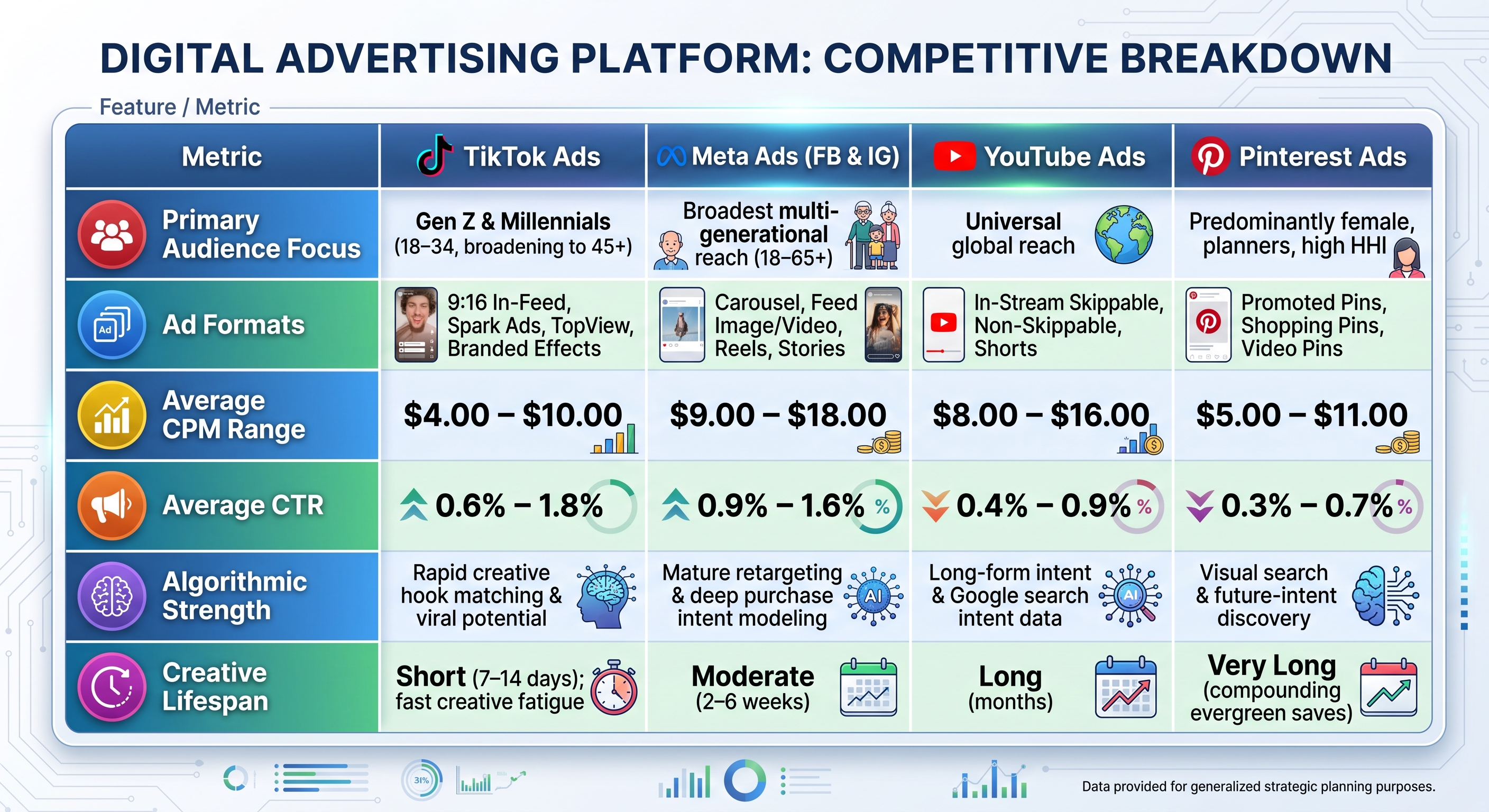 DIGITAL ADVERTISING PLATFORM COMPETITIVE BREAKDOWN Gemini Generated Cortexcart image